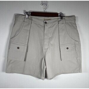 Munsingwear Cargo Shorts Mens 40 Khaki Beige Utility Casual Golf Summer